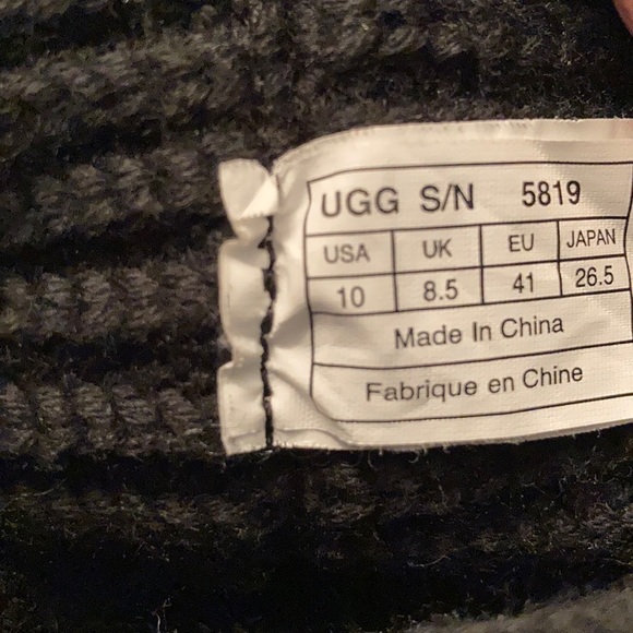 UGG Black Classic Cardy Boot - Fantastic condition - Picture 12 of 12